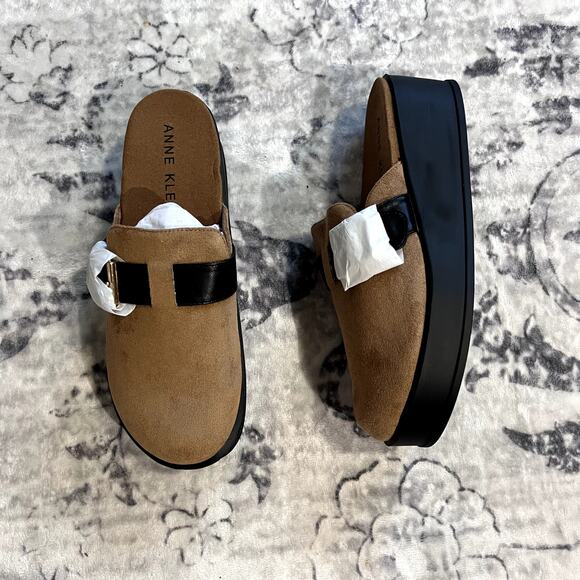ANNE KLEIN Platform Clog Sz 8.5M - Picture 2 of 7